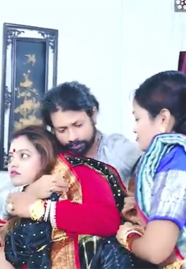 Desi Tharki Indian Jamindar StepBrothers Share their Four wives at the same Time For Real GangBang